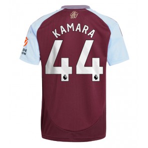 Aston Villa Boubacar Kamara #44 Domácí Dres 2024-25 Krátký Rukáv